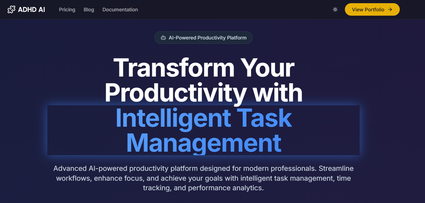 ADHD AI Voice Assistant